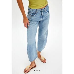 Free People Sunrays Raffia Wrap Sandals Natural size 9